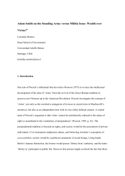 Adam Smith and the militia issue 15-06-09