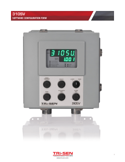 310SV Software Configuration Form