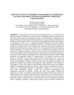 applying gestalt theories and graphical semiology as visual reading