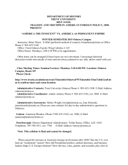 HIST-3151H-A - Trent University