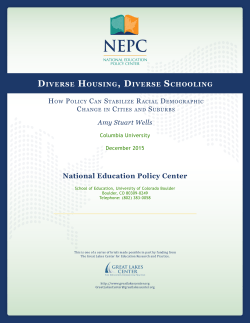Policy Brief - The Great Lakes Center for Education Research and