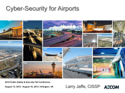 Larry Jaffe, AECOM, US-PSS - ACI-NA