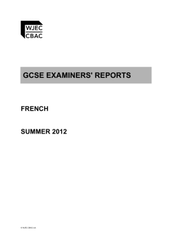 GCSE Examiners` Report Summer 2012 pdf