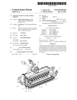 Apparatus for cleaning turfed ground