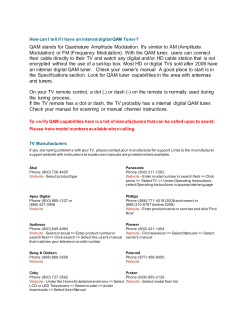 How can I tell if I have an internal digital QAM Tuner?