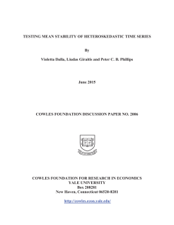 Testing Mean Stability of Heteroskedastic Time Series