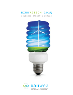WindVision 2025 - Canadian Wind Energy Association