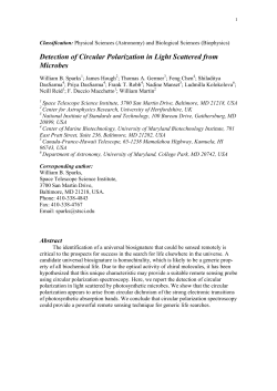 Nature template - PC Word 97 - University of Hertfordshire