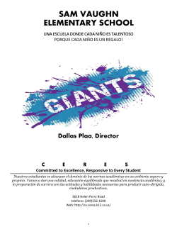 SAM VAUGHN ELEMENTARY SCHOOL