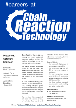 careers_at - Chain Reaction Cycles