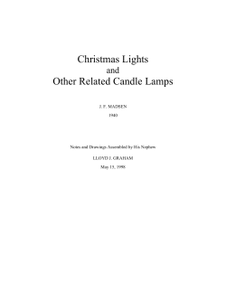 Christmas Lights and Other Related Candle Lamps