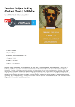 Oedipus the King (Enriched Classics) Full