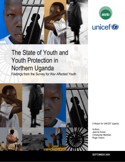 The State of Youth and Youth Protection in Northern