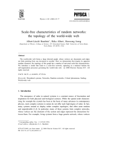 the topology of the world-wide web