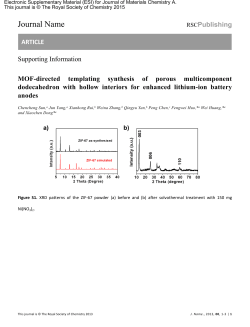 Journal Name - Royal Society of Chemistry