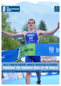 PROBABLY THE TOUGHEST RACE IN THE WORLD