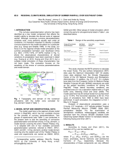 8D.8 REGIONAL CLIMATE MODEL SIMULATION OF SUMMER