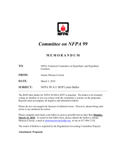 Committee on NFPA 99