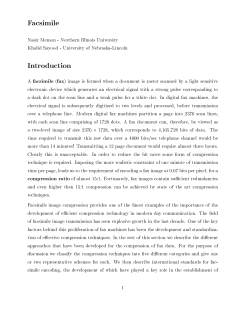 Facsimile Introduction
