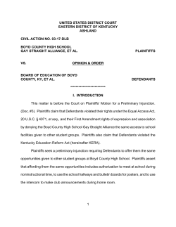 Preliminary Injunction