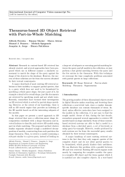 Thesaurus-based 3D Object Retrieval with Part-in-Whole - imati-cnr