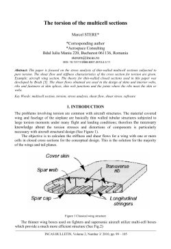 The torsion of the multicell sections