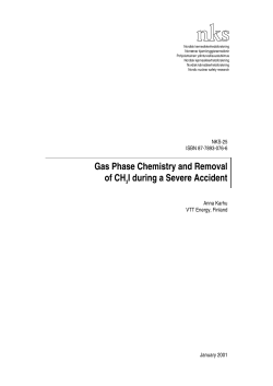 Gas Phase Chemistry and Removal of CH3I during a Severe Accident