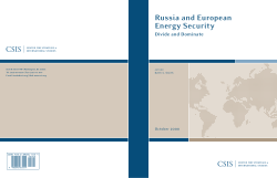 Russia and European Energy Security
