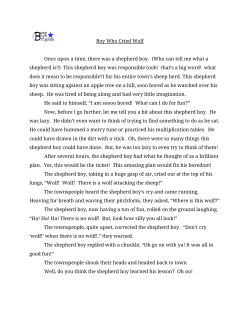 FablesFairyTales-BoyWhoCriedWolf