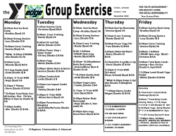 Monday Tuesday Thursday Friday Wednesday