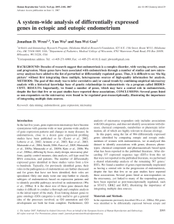A system-wide analysis of differentially