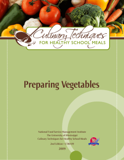 Preparing Vegetables
