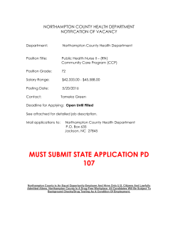 northampton county health department