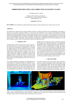 mirror identification and correction of 3d point clouds