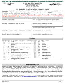 87-01 Nonpublic Regiaration, Enrollment and Staff Report