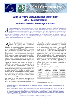 ECMI Commentary - Centre for European Policy Studies