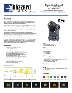 Meet Lil` G - Blizzard Lighting