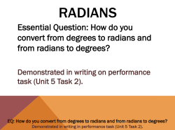 RADIANS