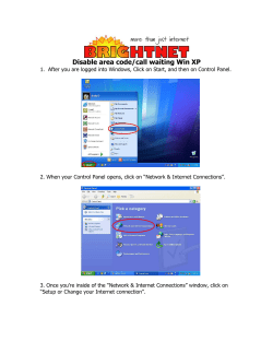 Disable area code/call waiting Win XP