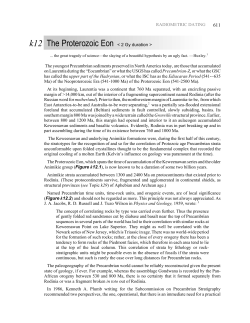 RADIOMETRIC DATING k12 The Proterozoic Eon < 2 - e