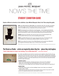 Jean Michel Basquiat Student Guide for Self