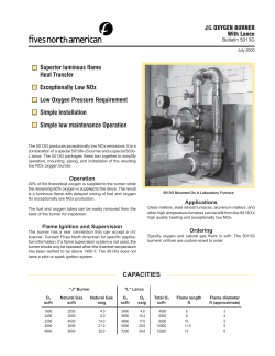 Superior luminous flame Heat Transfer Exceptionally Low NOx Low
