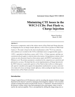 Minimizing CTE losses in the WFC3 CCDs: Post Flash vs. Charge