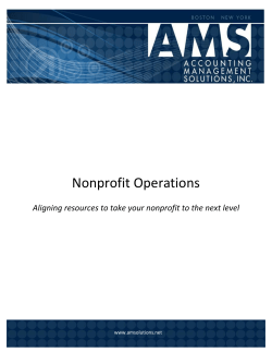 Nonprofit Operations