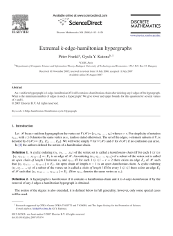 Extremal k-edge-hamiltonian hypergraphs