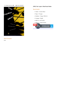 The Captive Mind Read Online