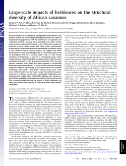 Large-scale impacts of herbivores on the structural diversity of
