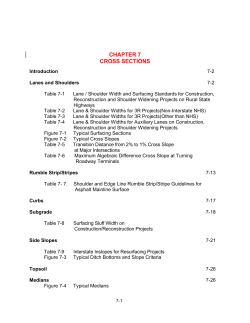 Chapter 7 - South Dakota Department of Transportation