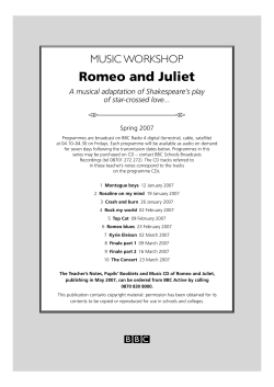 Romeo and Juliet