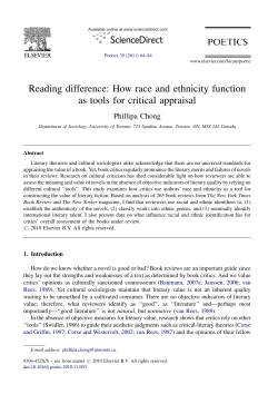 Reading difference: How race and ethnicity function